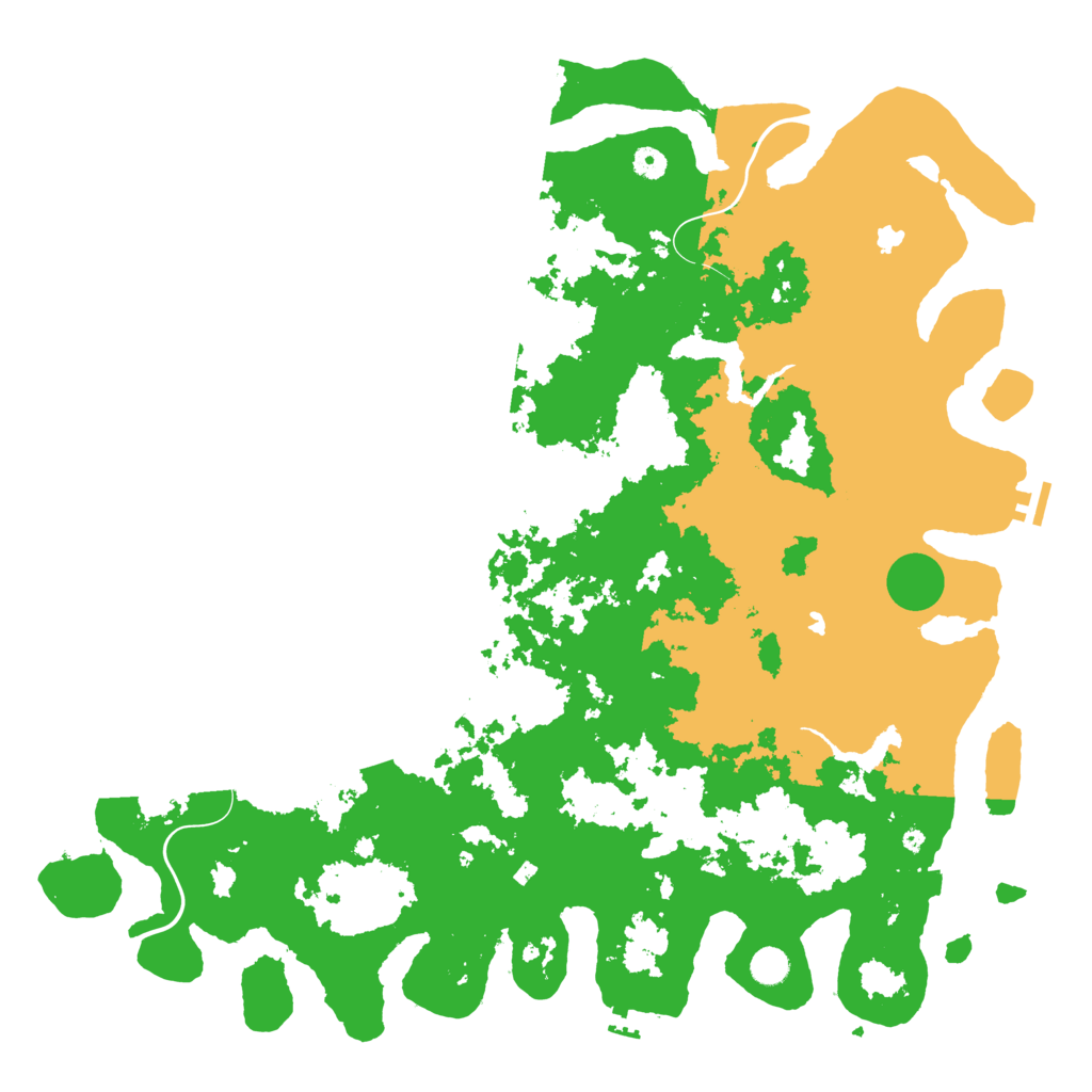 Biome Rust Map: Procedural Map, Size: 5000, Seed: 49689