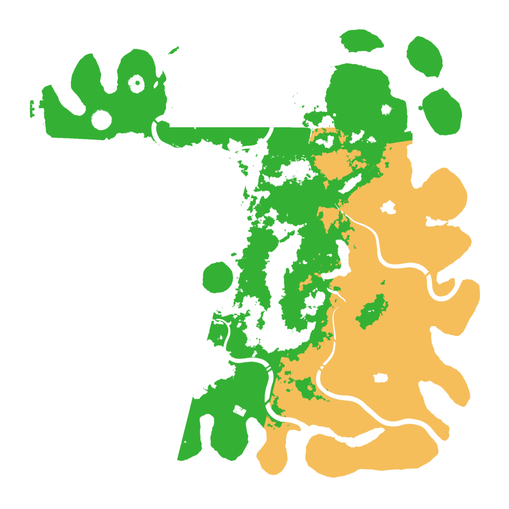 Biome Rust Map: Procedural Map, Size: 4500, Seed: 1746588167