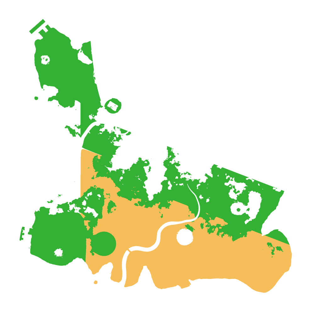 Biome Rust Map: Procedural Map, Size: 3500, Seed: 1845801743