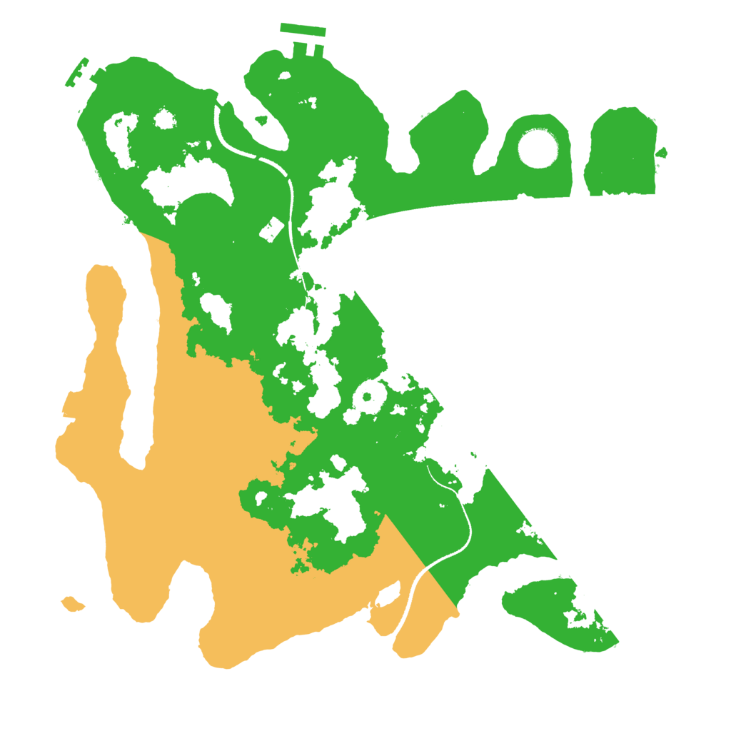 Biome Rust Map: Procedural Map, Size: 3250, Seed: 1026840443