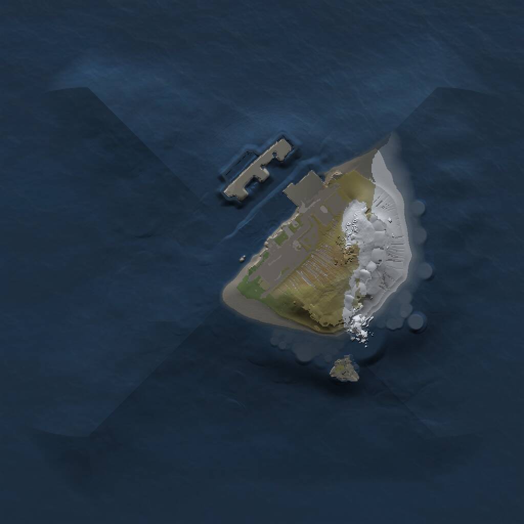 Rust Map: Procedural Map, Size: 1000, Seed: 169816564, 2 Monuments