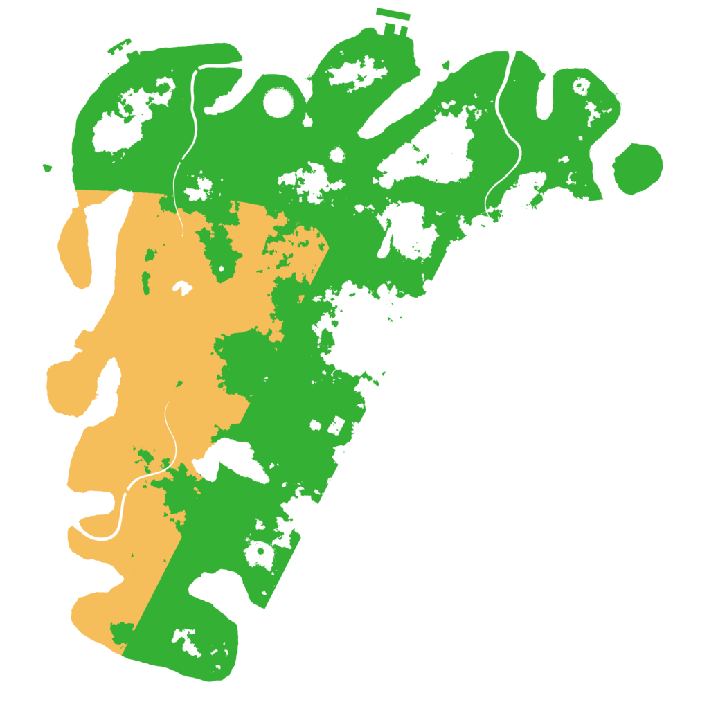 Biome Rust Map: Procedural Map, Size: 4200, Seed: 421874