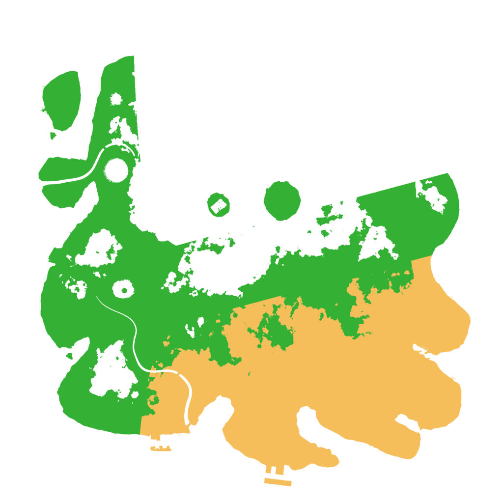 Biome Rust Map: Procedural Map, Size: 3750, Seed: 1960207042