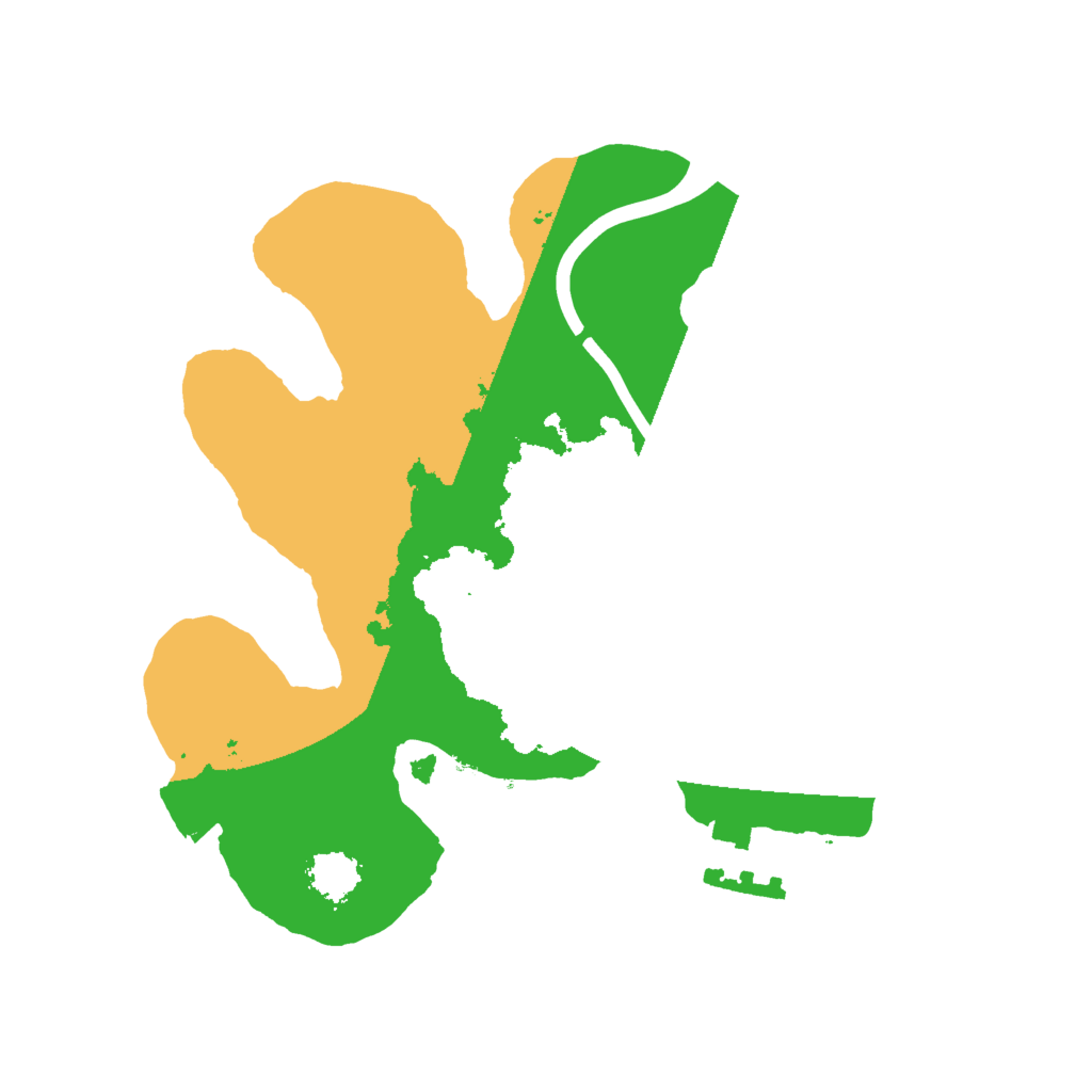 Biome Rust Map: Procedural Map, Size: 2000, Seed: 315233470