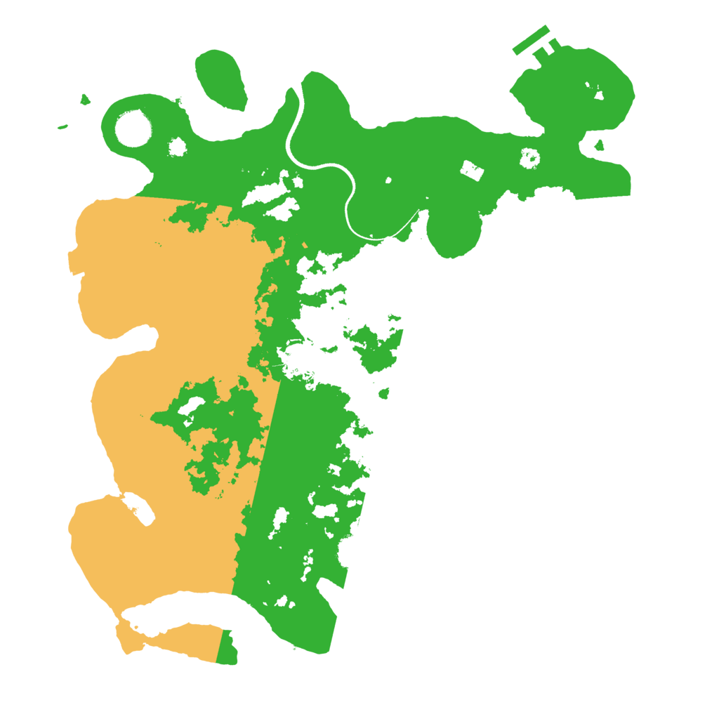 Biome Rust Map: Procedural Map, Size: 3500, Seed: 1553198283
