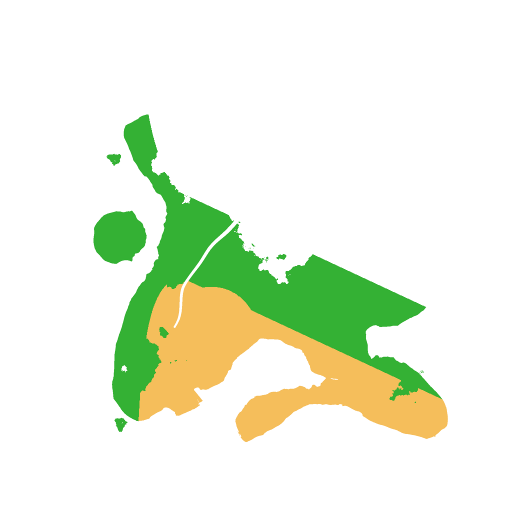 Biome Rust Map: Procedural Map, Size: 2000, Seed: 151381914