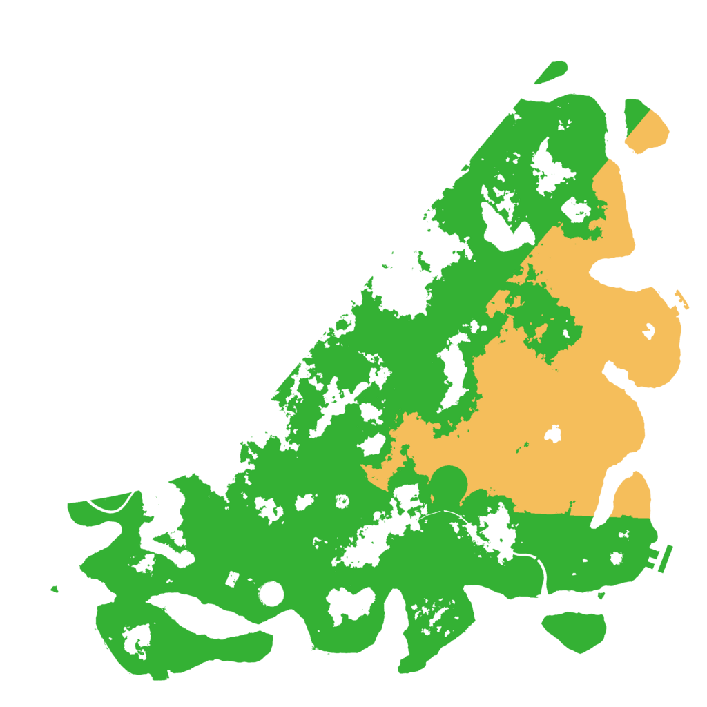 Biome Rust Map: Procedural Map, Size: 5000, Seed: 648255