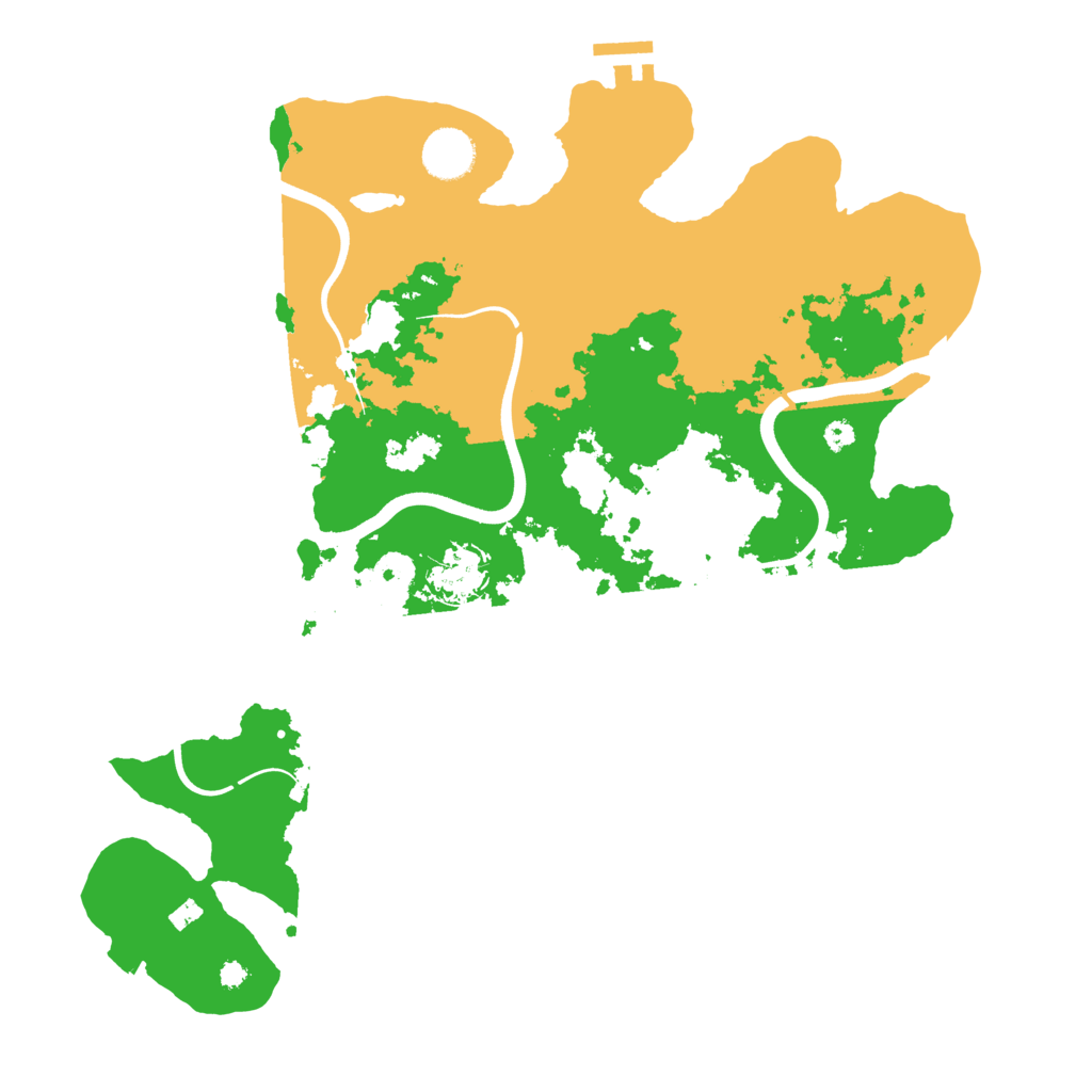 Biome Rust Map: Procedural Map, Size: 3700, Seed: 1723417413