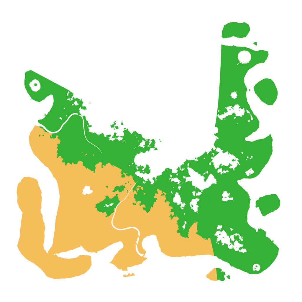 Biome Rust Map: Procedural Map, Size: 4050, Seed: 1382139045