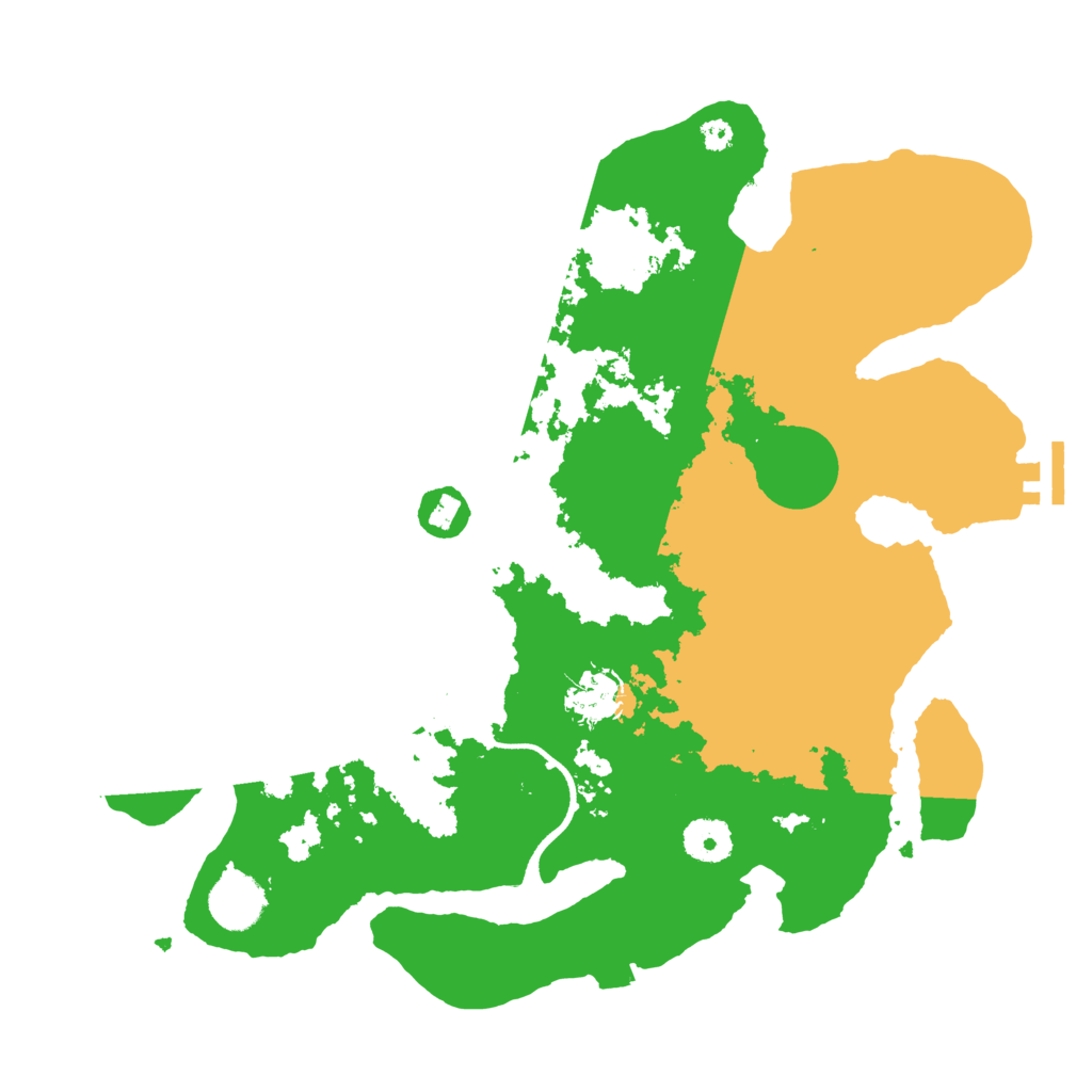 Biome Rust Map: Procedural Map, Size: 3500, Seed: 545628430