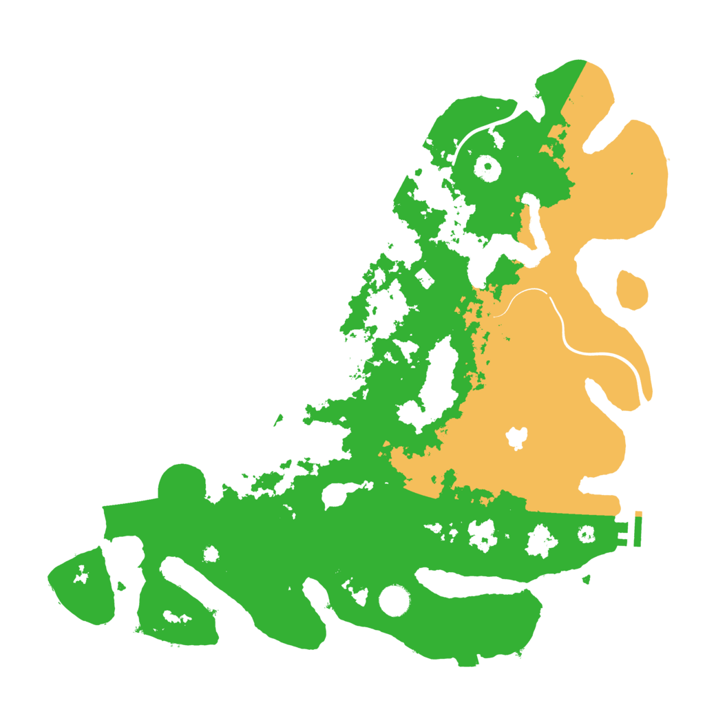 Biome Rust Map: Procedural Map, Size: 4000, Seed: 20241201