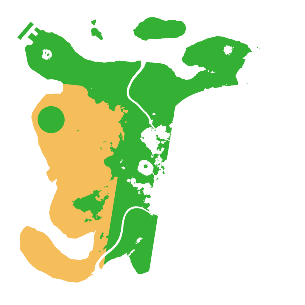 Biome Rust Map: Procedural Map, Size: 3000, Seed: 2098373515