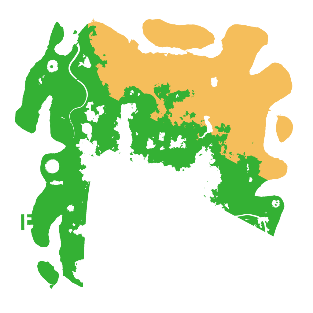 Biome Rust Map: Procedural Map, Size: 4000, Seed: 1176212164
