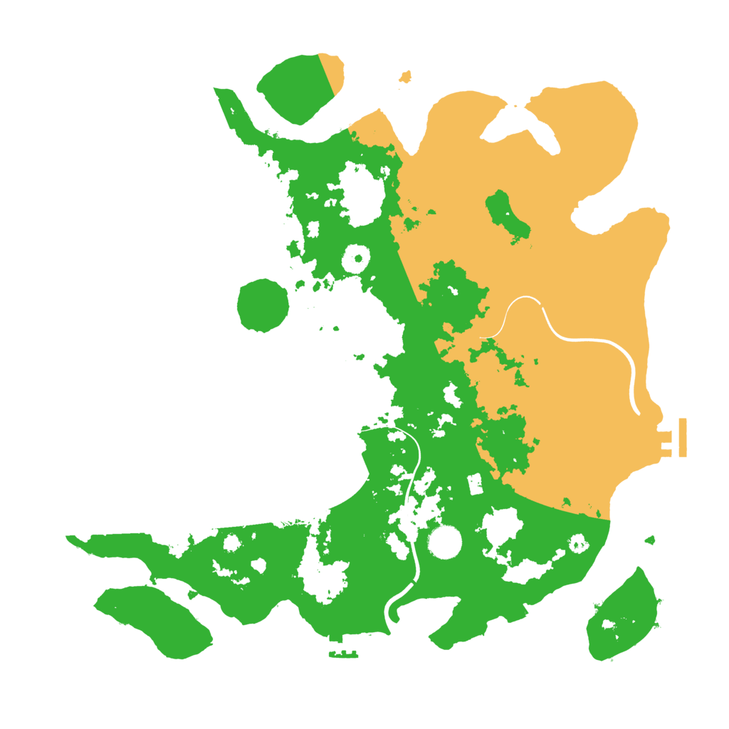 Biome Rust Map: Procedural Map, Size: 3800, Seed: 900409688