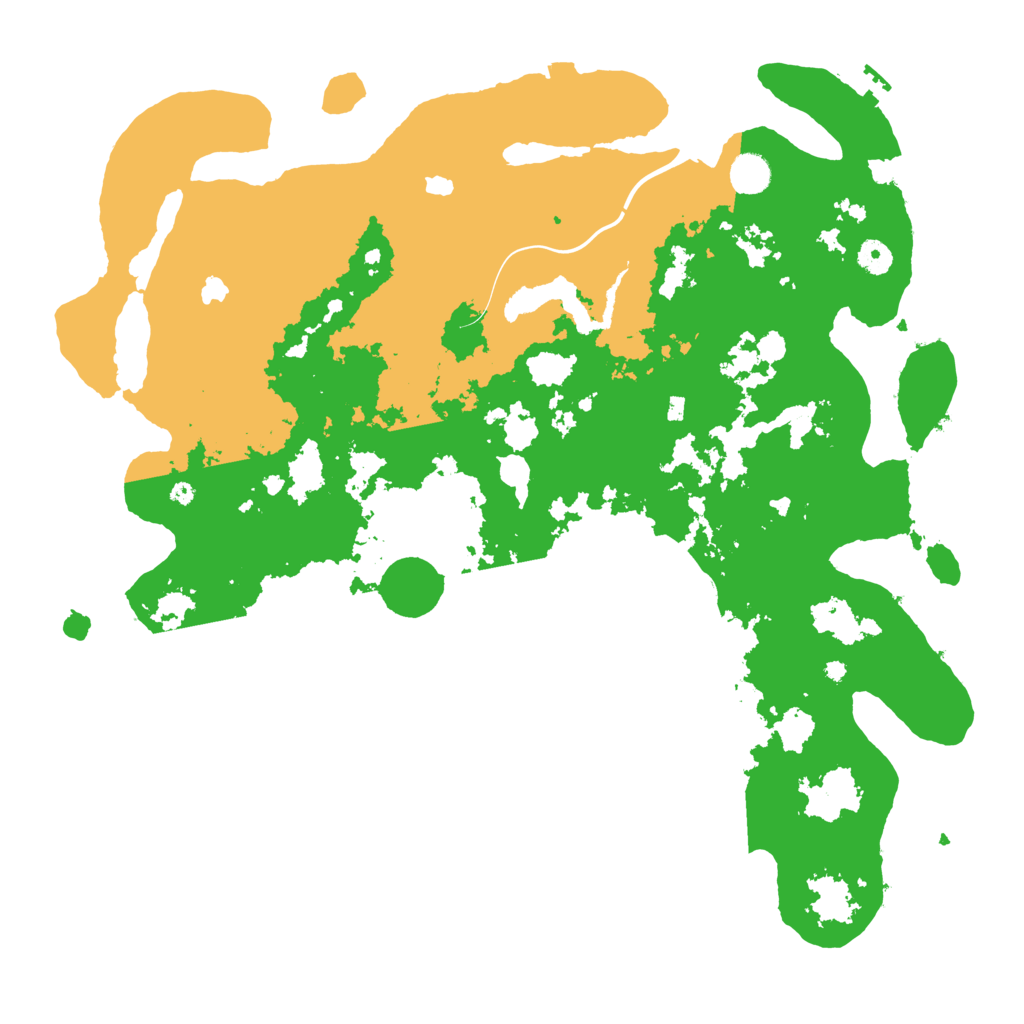 Biome Rust Map: Procedural Map, Size: 4500, Seed: 1240453631
