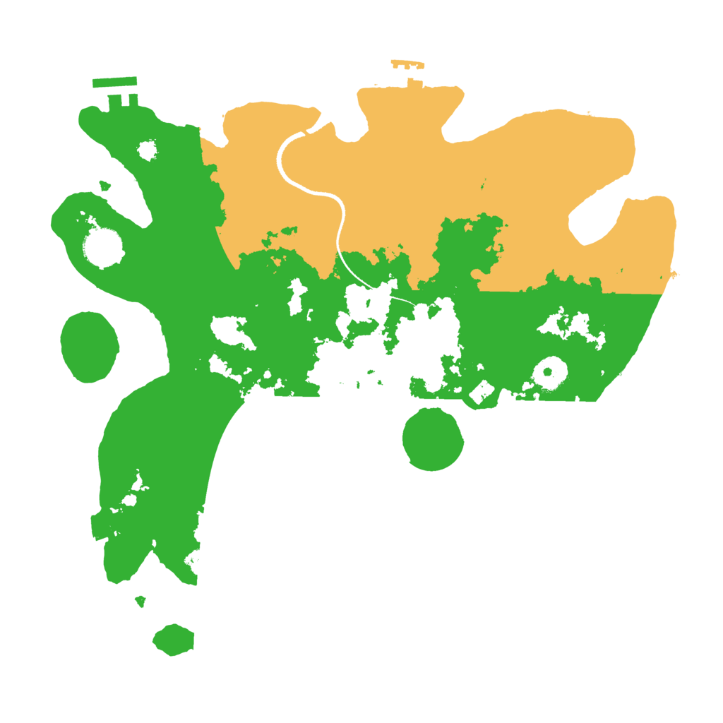Biome Rust Map: Procedural Map, Size: 3300, Seed: 1230179110