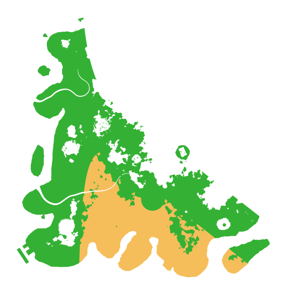 Biome Rust Map: Procedural Map, Size: 3500, Seed: 538097958