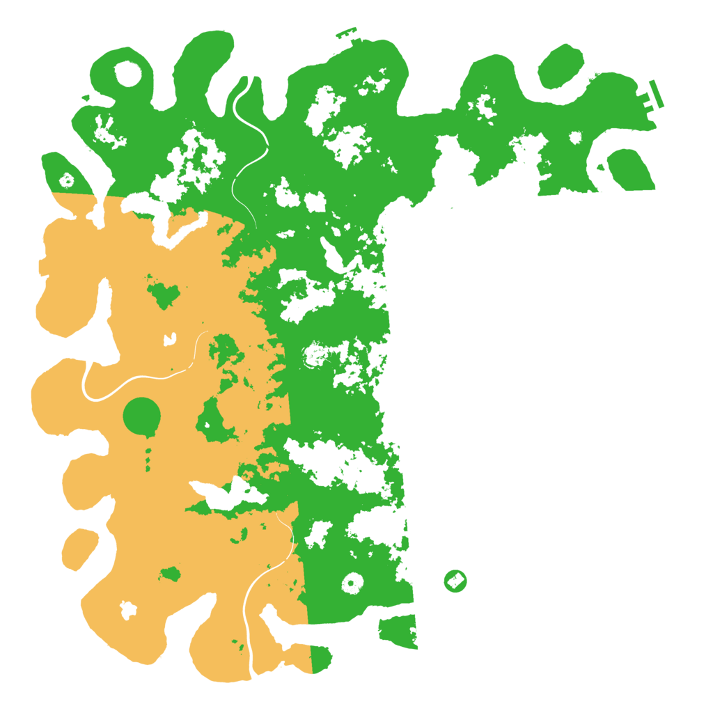 Biome Rust Map: Procedural Map, Size: 5005, Seed: 4512