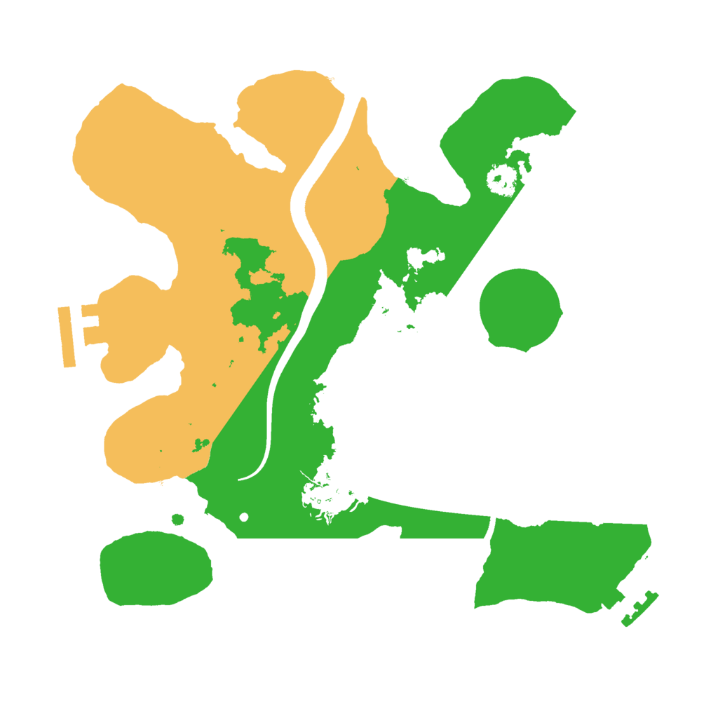 Biome Rust Map: Procedural Map, Size: 2400, Seed: 819