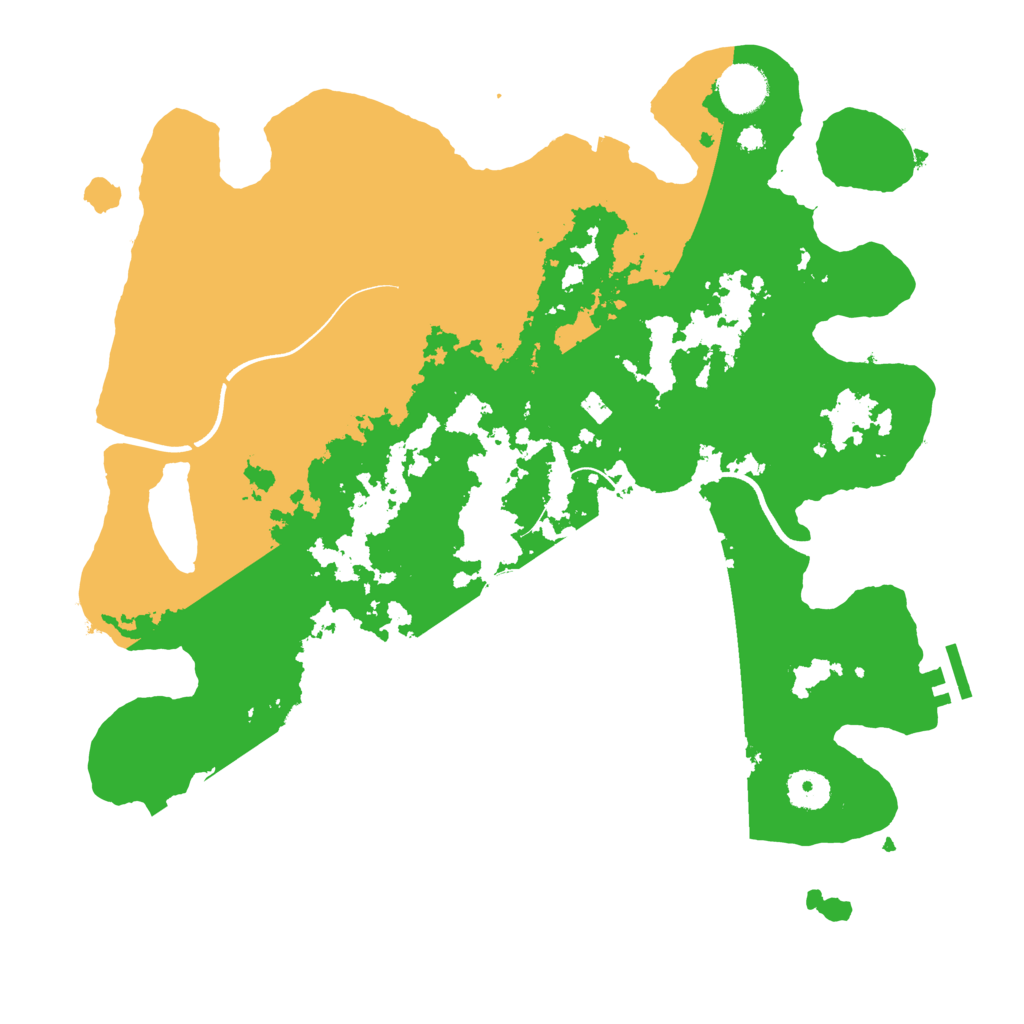 Biome Rust Map: Procedural Map, Size: 3700, Seed: 196000844
