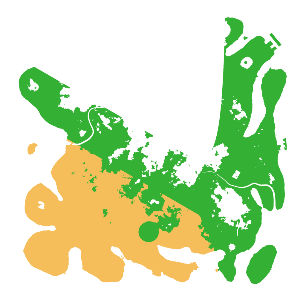 Biome Rust Map: Procedural Map, Size: 4000, Seed: 976642688