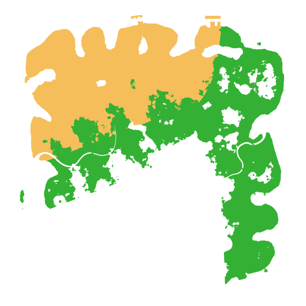 Biome Rust Map: Procedural Map, Size: 4000, Seed: 1200786502