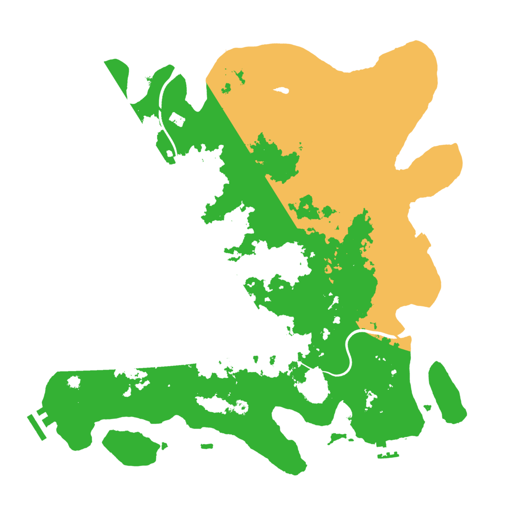 Biome Rust Map: Procedural Map, Size: 3600, Seed: 806