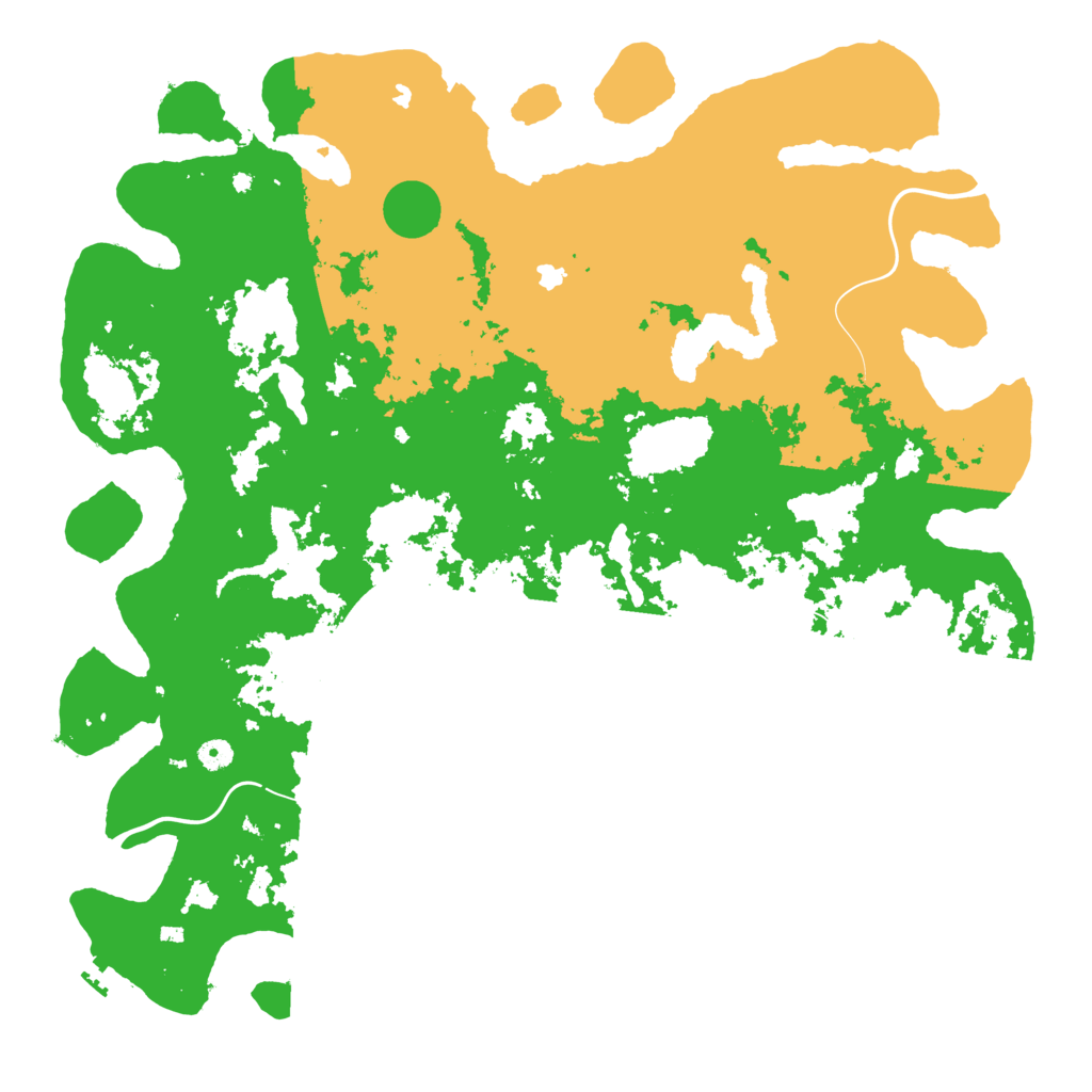 Biome Rust Map: Procedural Map, Size: 5000, Seed: 6759