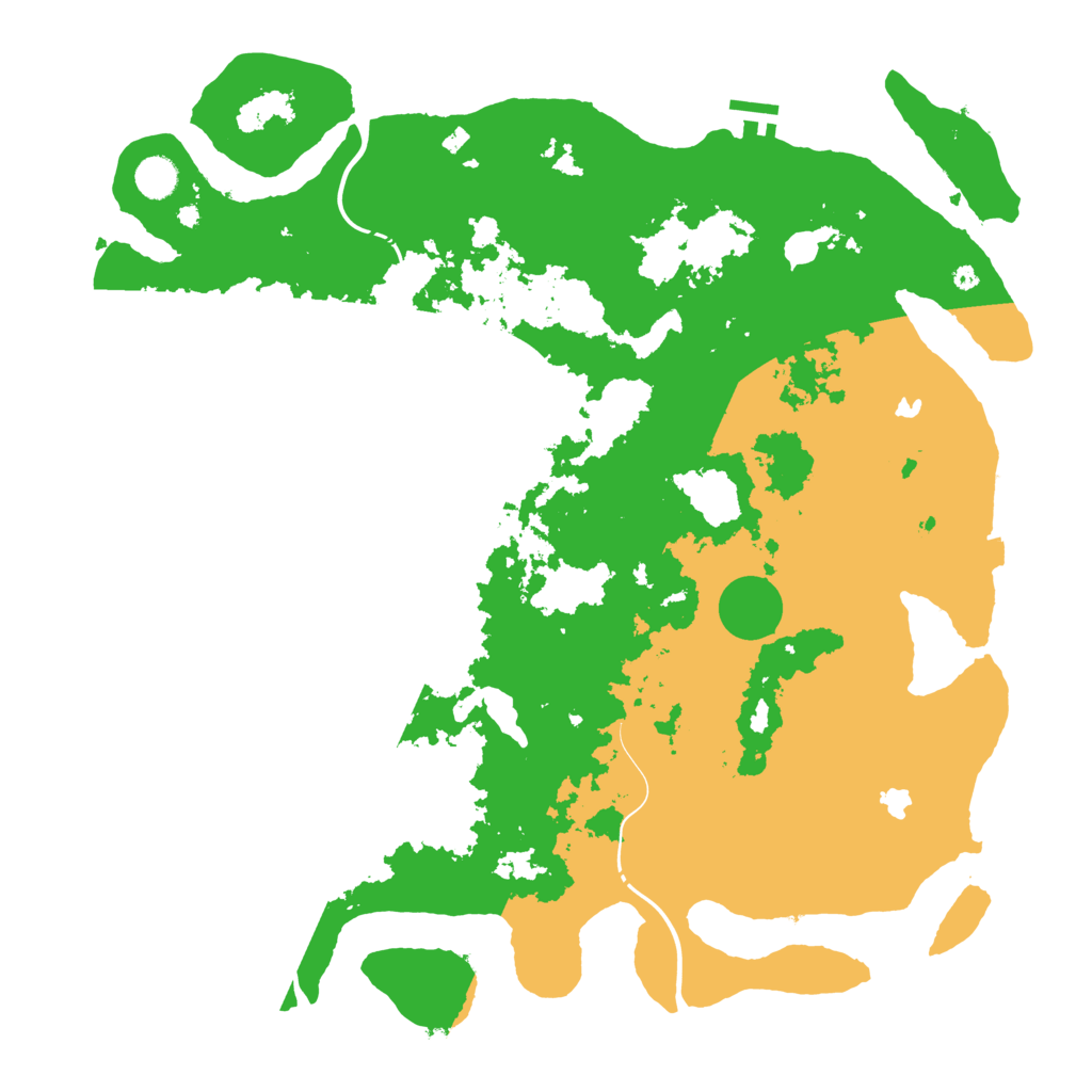 Biome Rust Map: Procedural Map, Size: 4500, Seed: 51359