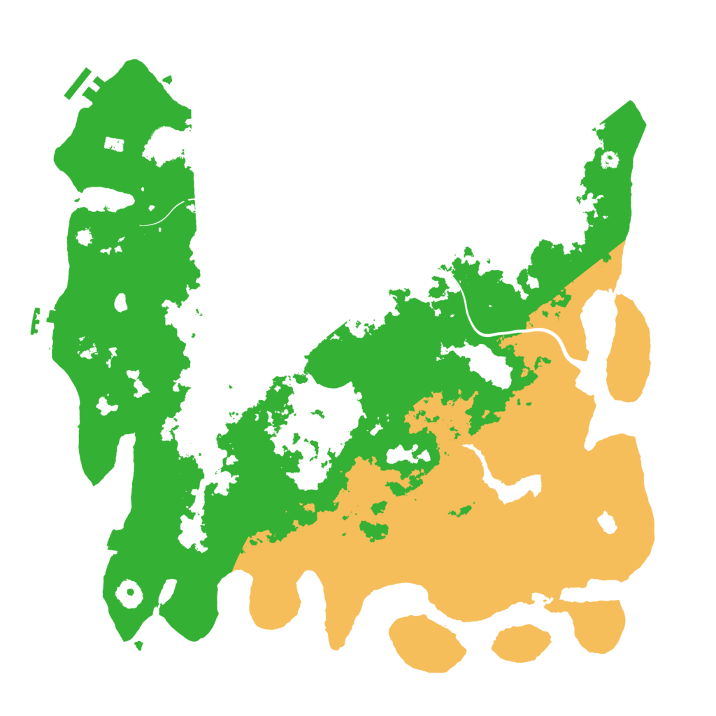 Biome Rust Map: Procedural Map, Size: 4000, Seed: 168549849
