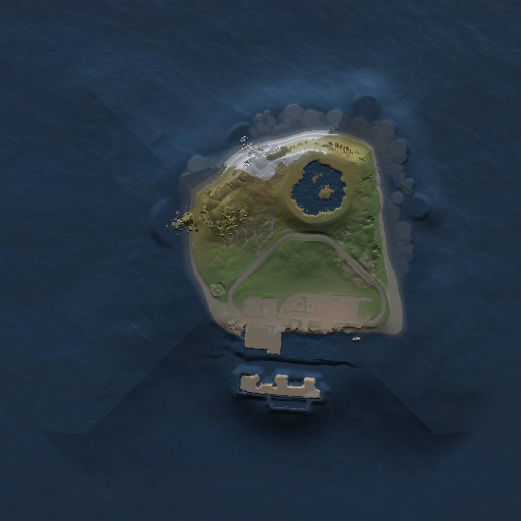 Rust Map: Procedural Map, Size: 1000, Seed: 97588182, 2 Monuments