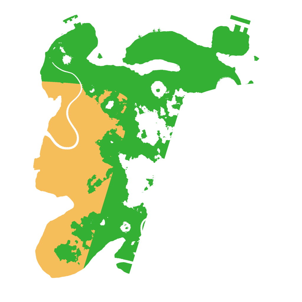 Biome Rust Map: Procedural Map, Size: 3000, Seed: 1995952242