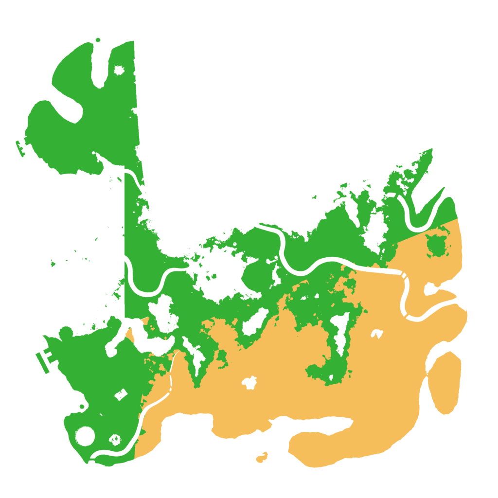 Biome Rust Map: Procedural Map, Size: 4500, Seed: 1217086250