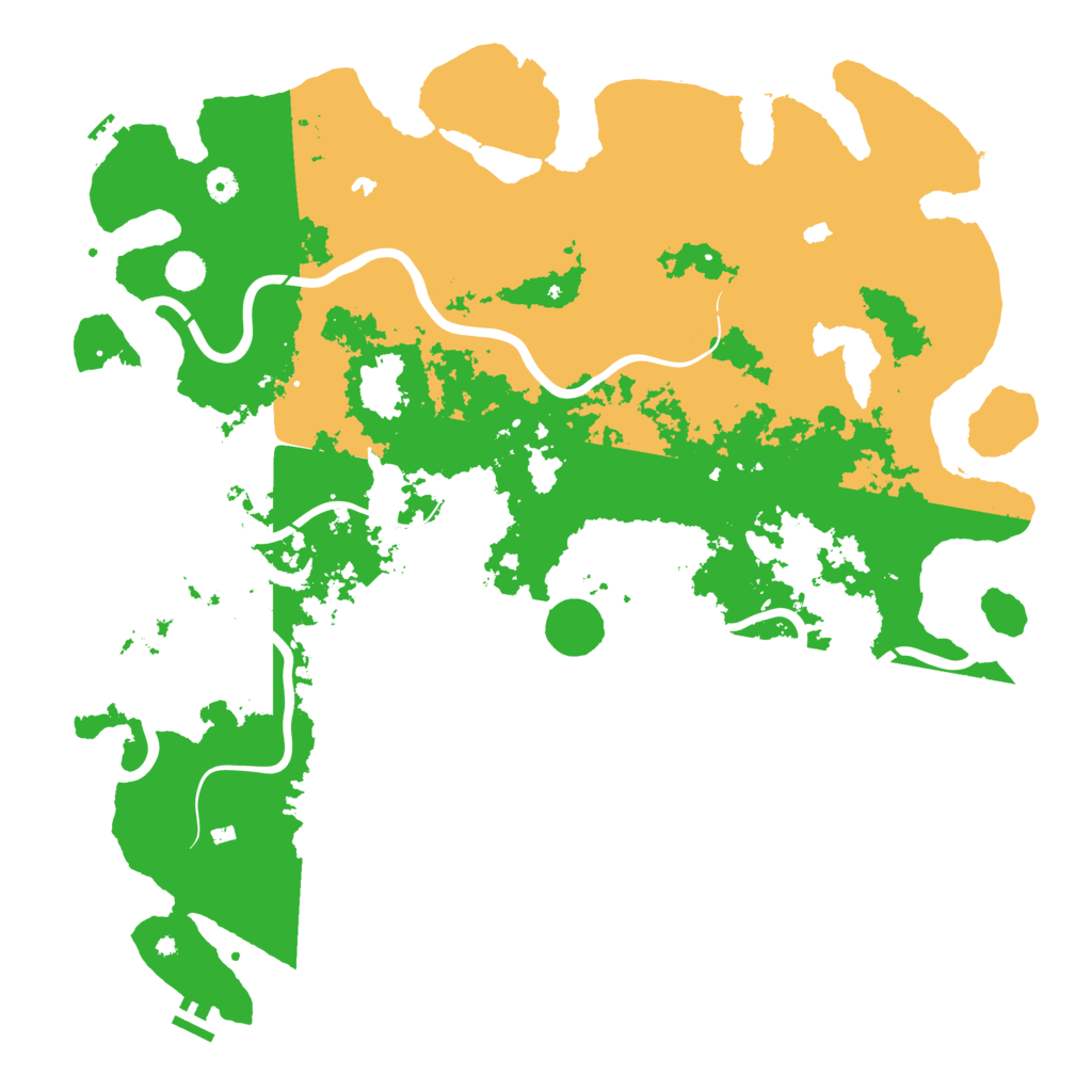 Biome Rust Map: Procedural Map, Size: 5000, Seed: 144256385