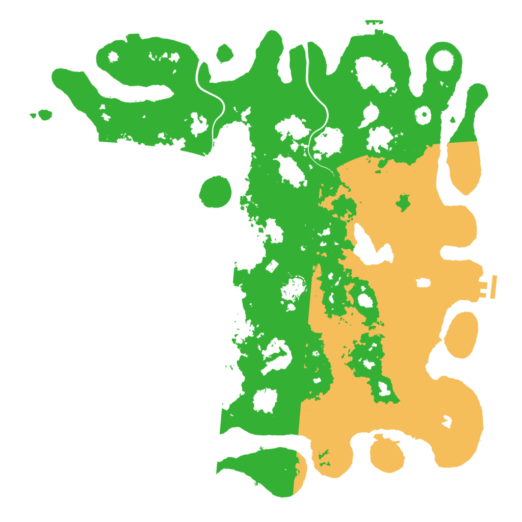 Biome Rust Map: Procedural Map, Size: 4500, Seed: 8354768