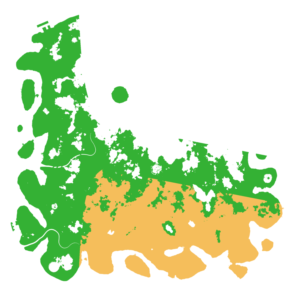 Biome Rust Map: Procedural Map, Size: 5000, Seed: 1171951185