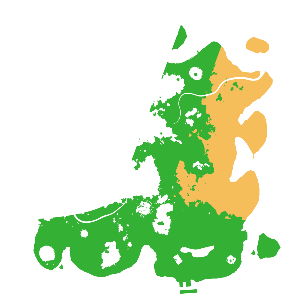 Biome Rust Map: Procedural Map, Size: 3500, Seed: 1194657888