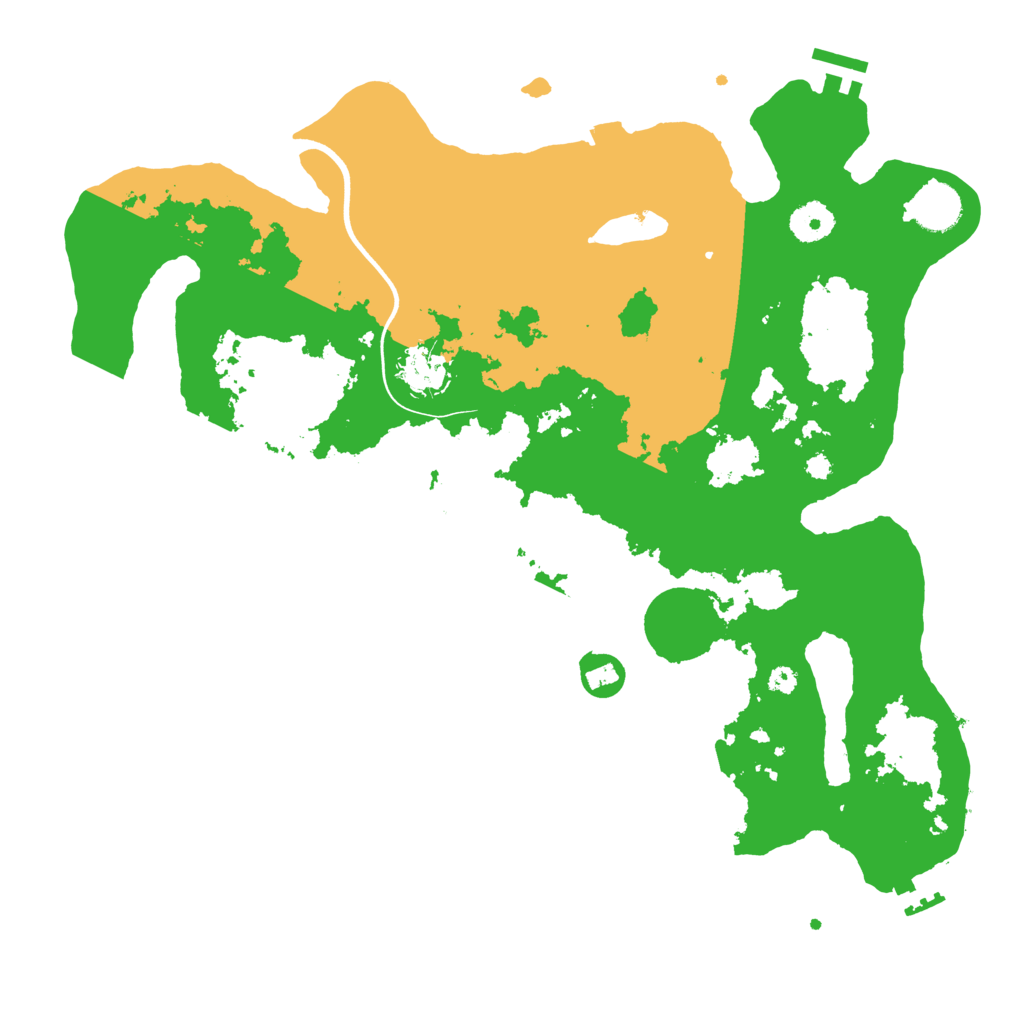 Biome Rust Map: Procedural Map, Size: 3700, Seed: 1943527487