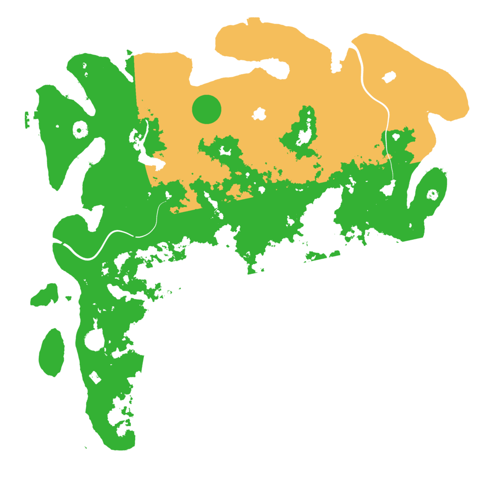 Biome Rust Map: Procedural Map, Size: 4500, Seed: 504516671