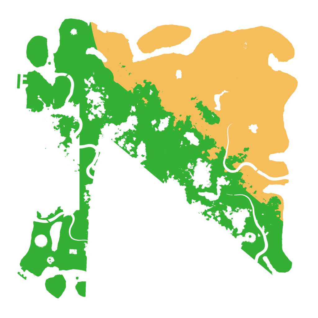 Biome Rust Map: Procedural Map, Size: 4500, Seed: 67250