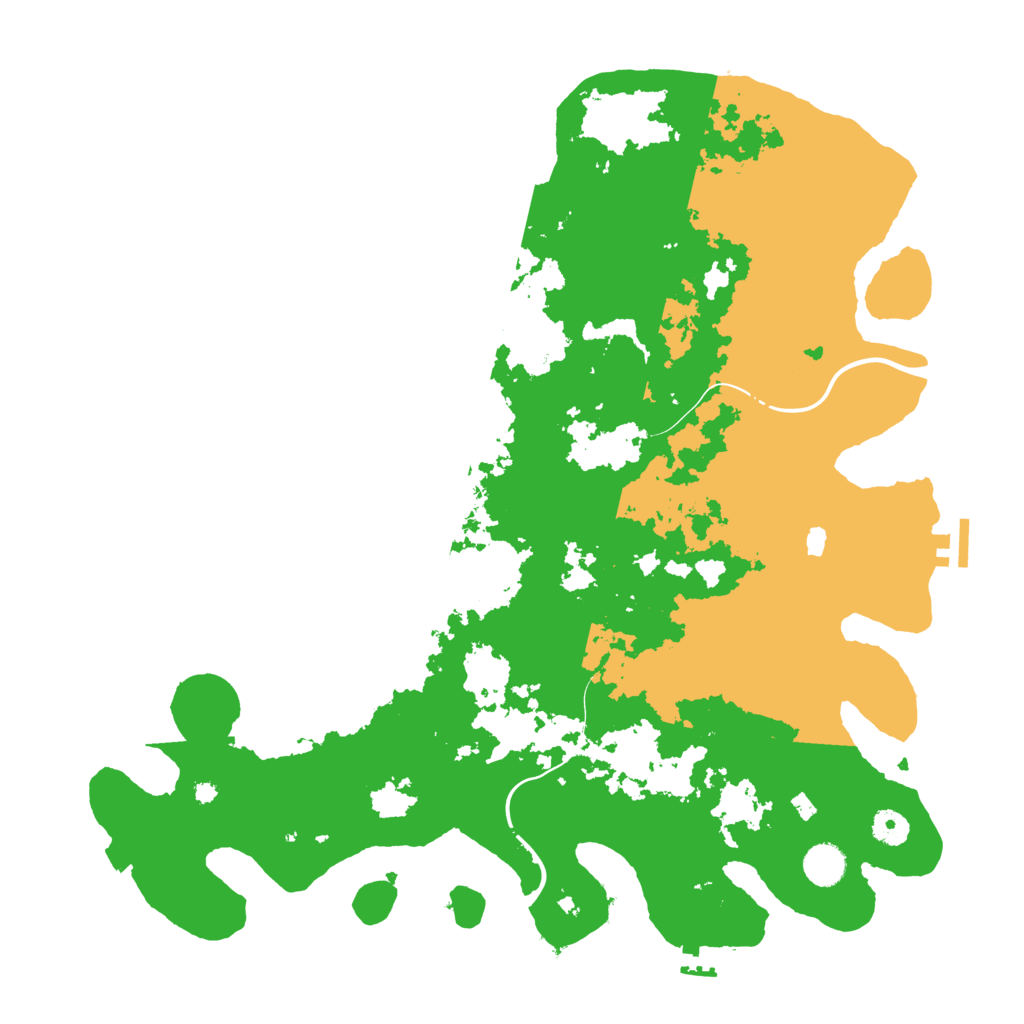 Biome Rust Map: Procedural Map, Size: 4250, Seed: 1586575889