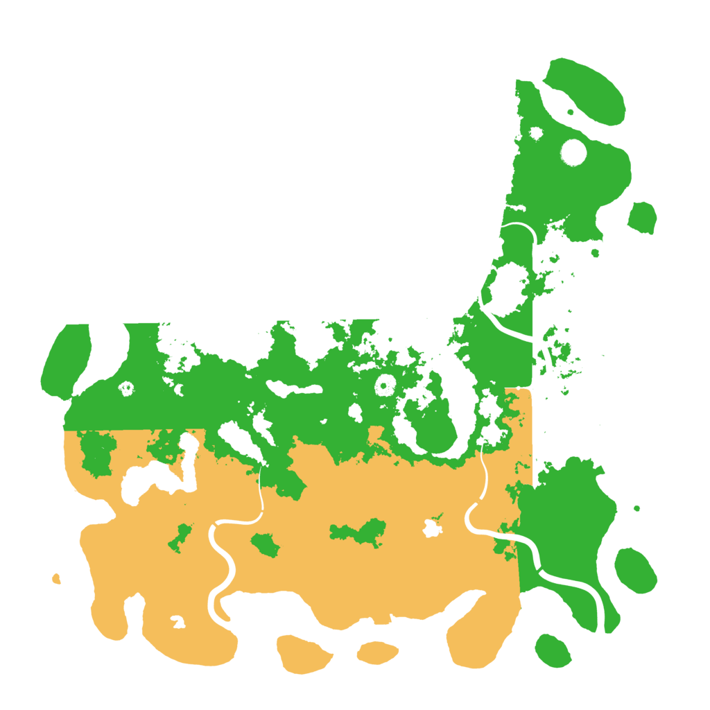 Biome Rust Map: Procedural Map, Size: 4800, Seed: 2554444