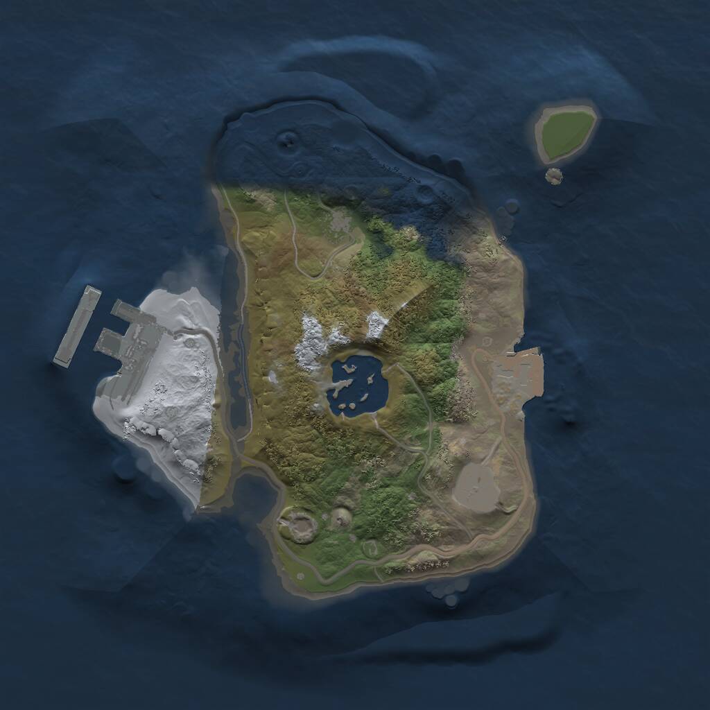 Rust Map: Procedural Map, Size: 1700, Seed: 622182711, 3 Monuments