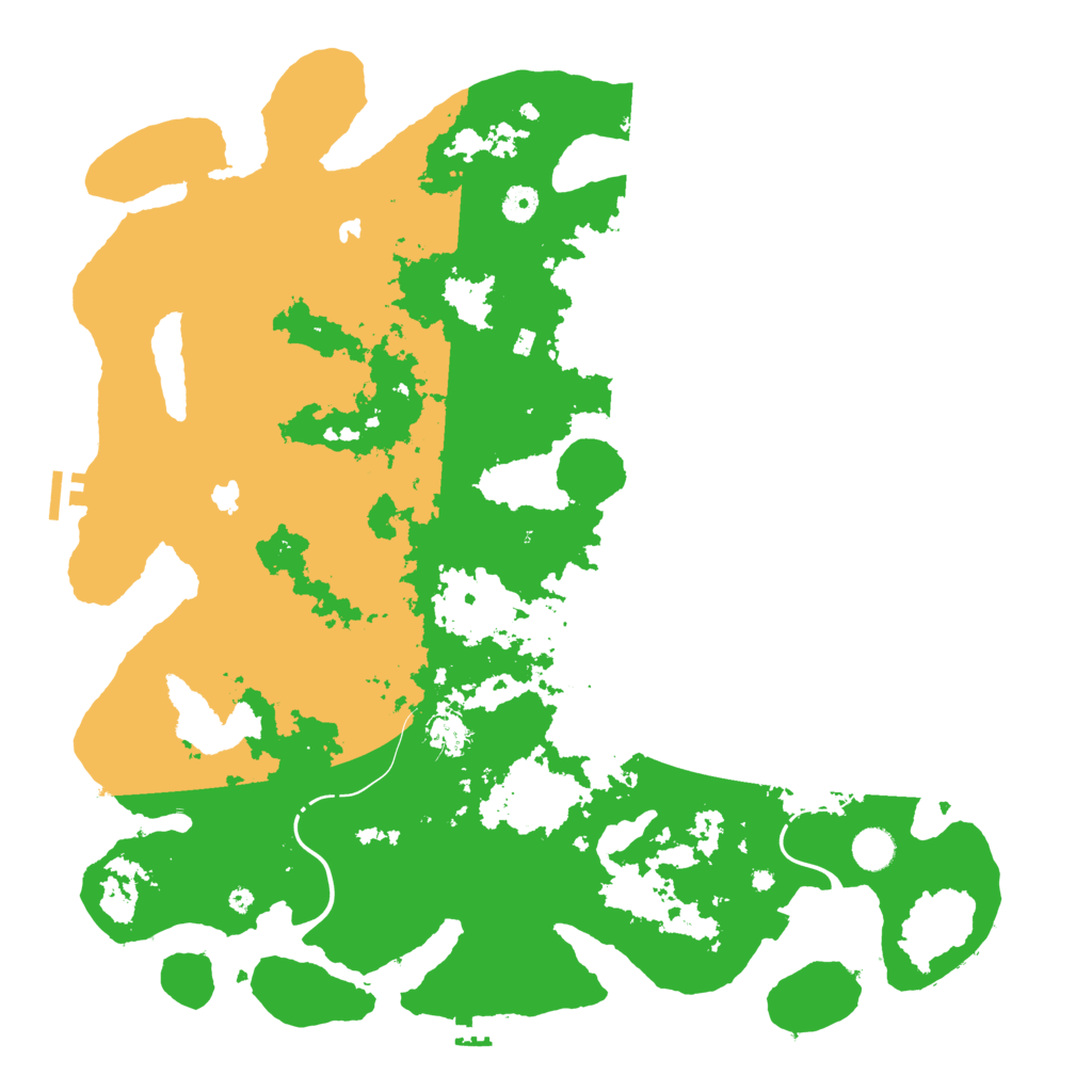Biome Rust Map: Procedural Map, Size: 4500, Seed: 1880518659