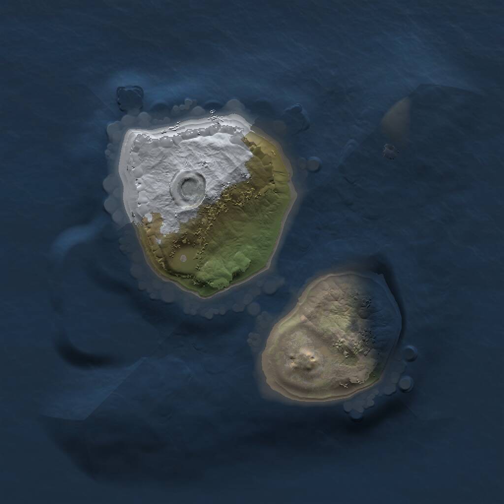 Rust Map: Procedural Map, Size: 1250, Seed: 1234566541, 1 Monuments