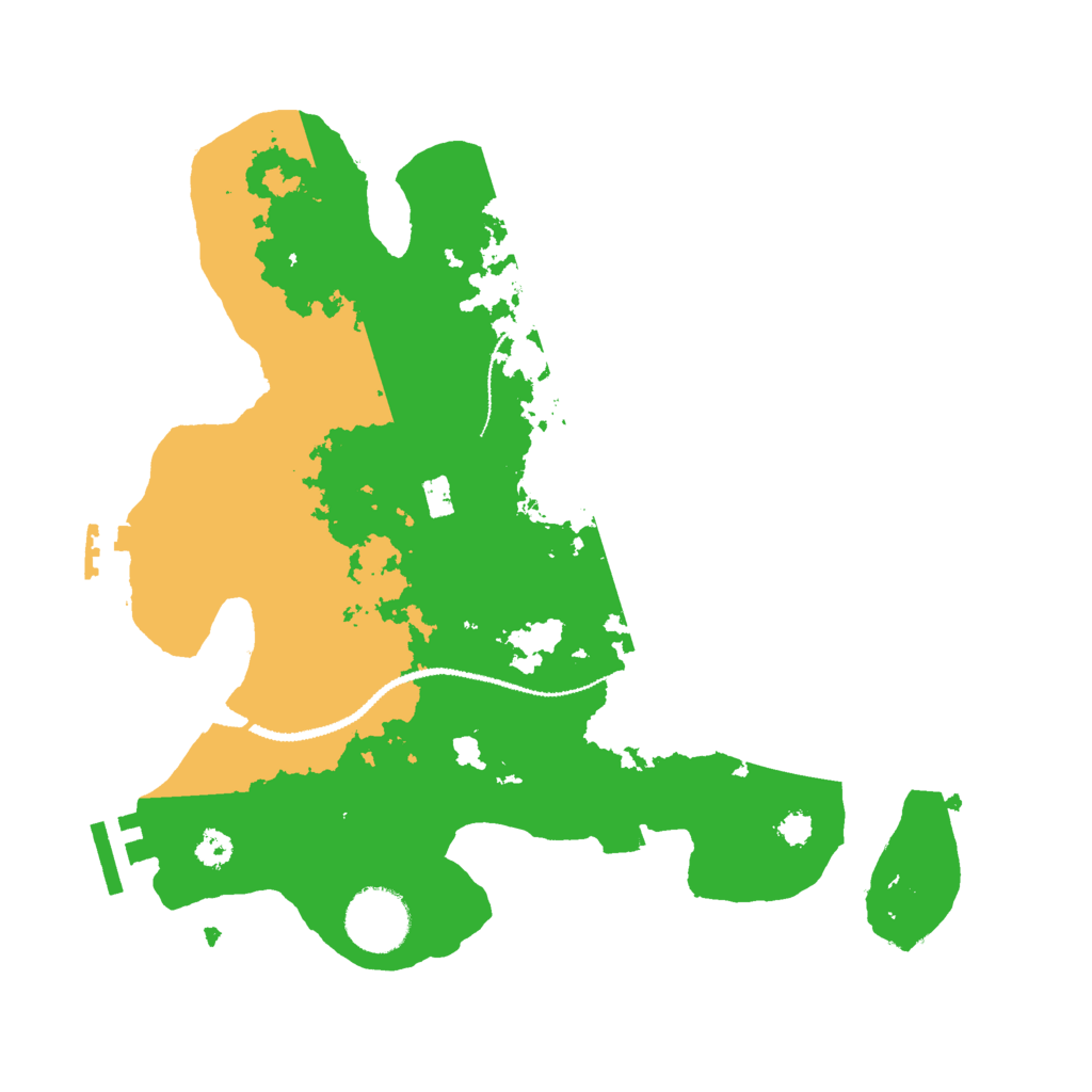 Biome Rust Map: Procedural Map, Size: 3000, Seed: 1042167201