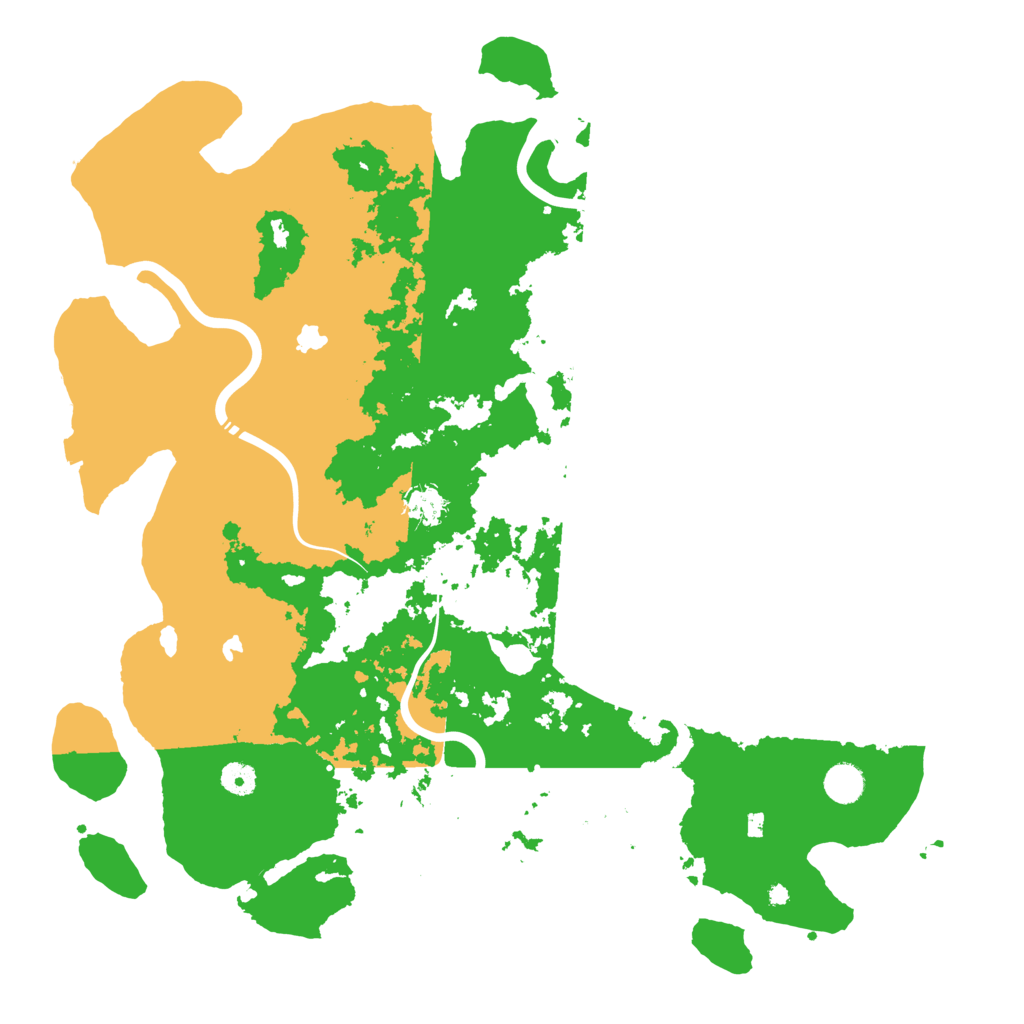 Biome Rust Map: Procedural Map, Size: 4500, Seed: 1088146539