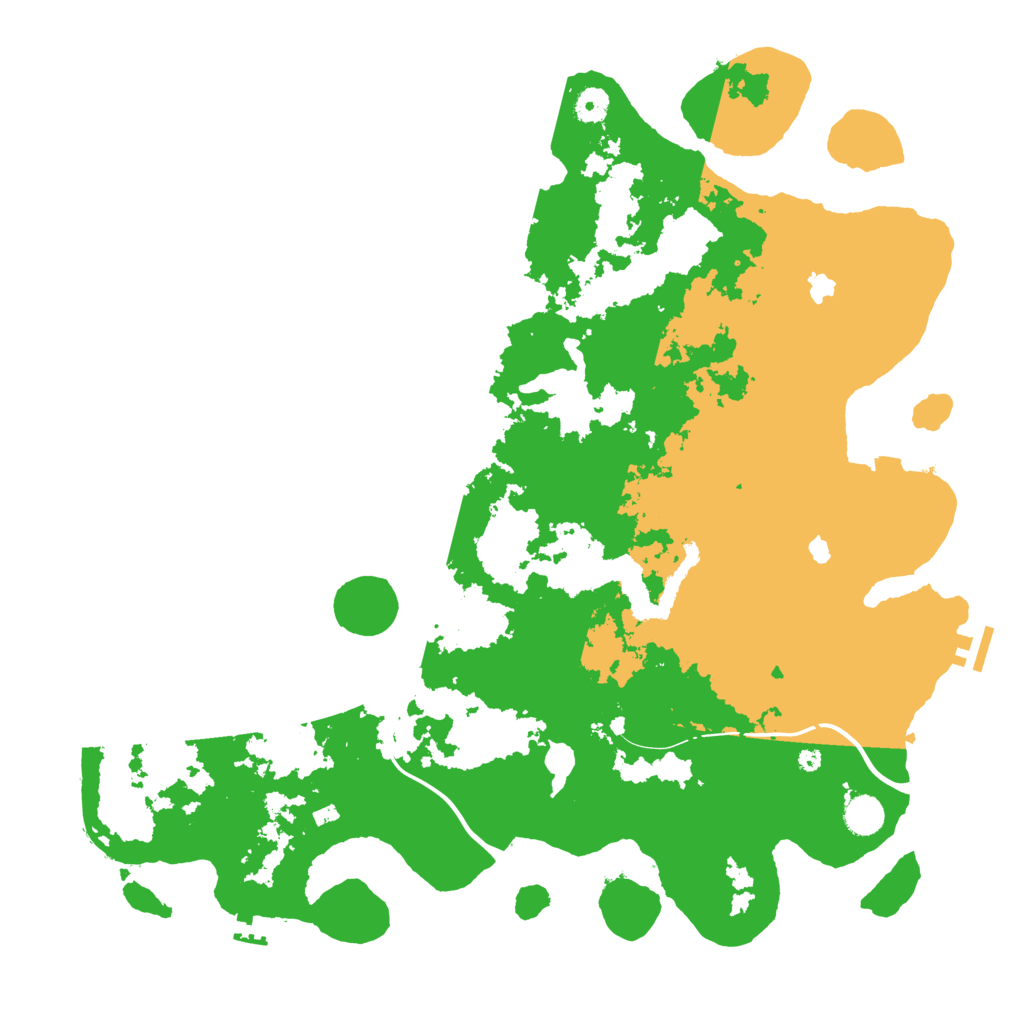Biome Rust Map: Procedural Map, Size: 4500, Seed: 223455385