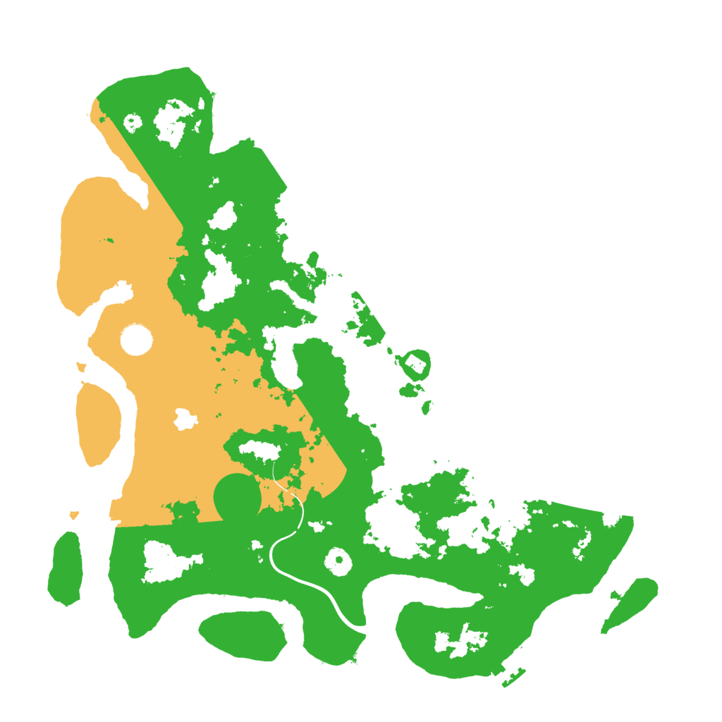 Biome Rust Map: Procedural Map, Size: 4000, Seed: 69420911