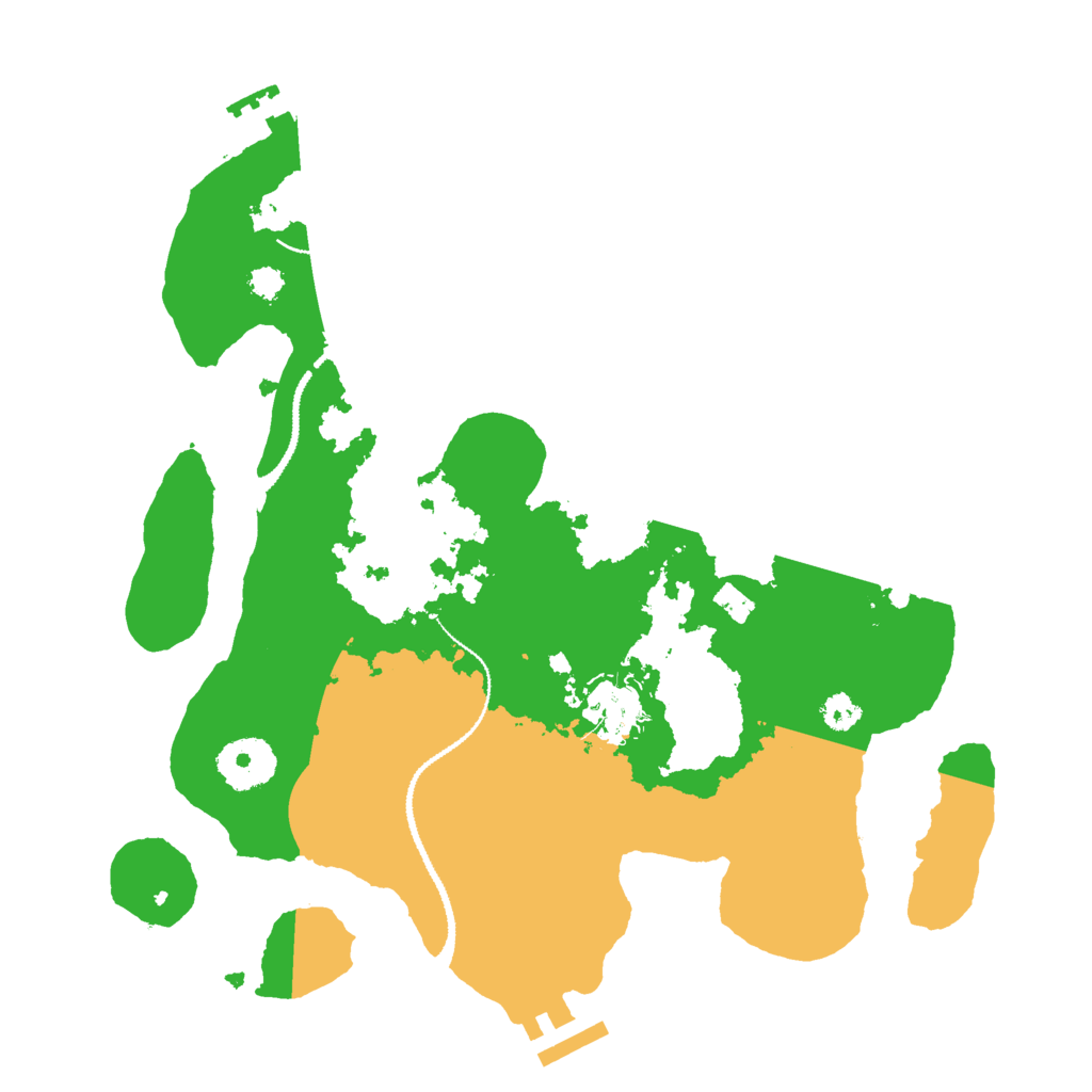 Biome Rust Map: Procedural Map, Size: 3000, Seed: 21084